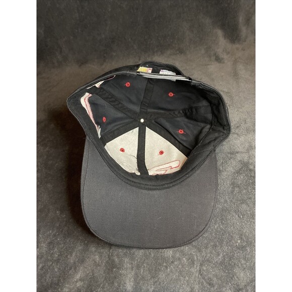 Vintage 90s Dale Earnhardt Sr 3 Geometric Colored Hat CSA Brand Black Adjustable - Picture 7 of 8